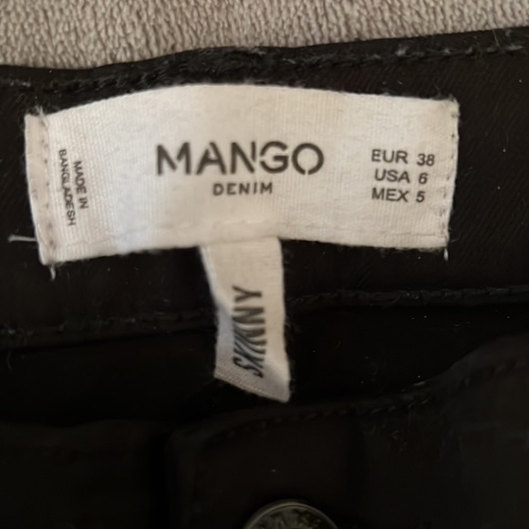 Mango distressed skinny ankle jean, size 6 - Picture 3 of 4